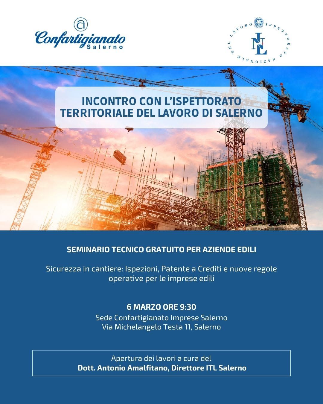 Incontro per le imprese dell’edilizia