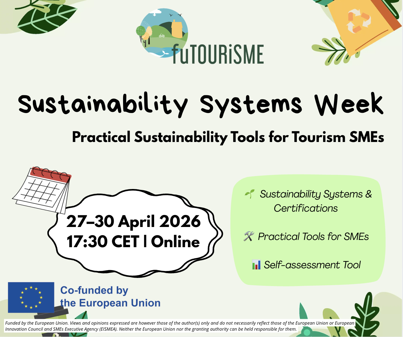 Sustainability Systems Week: formazione pratica per le PMI turistiche